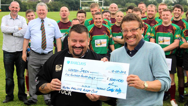 Rugby Star Visits Aycliffe