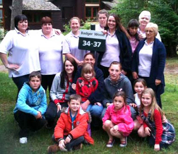 Weekend for Wecan Group at Centre Parks