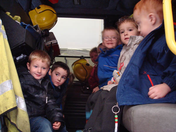 Stephenson Way Nursery Visit Fire Station