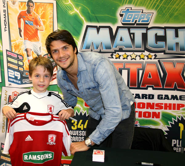 Match Attax Fans Meet Boro Star At Tesco’s