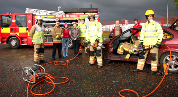 Fire Station Team Help Youngsters with Road Safety