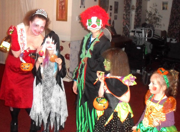 Halloween Fun at Aycliffe Care Home