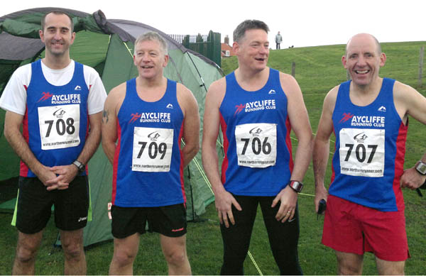 Aycliffe Runners in Cross Country Race