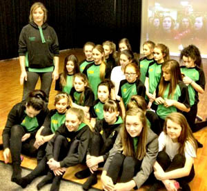 Woodham Dancers Interact Live with American School