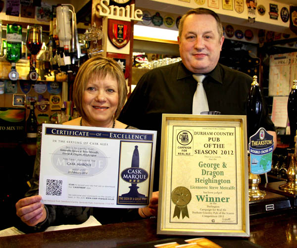 Two Awards for George & Dragon Pub
