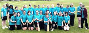 Greenfield U13’s Girls Cricket Team in County Finals