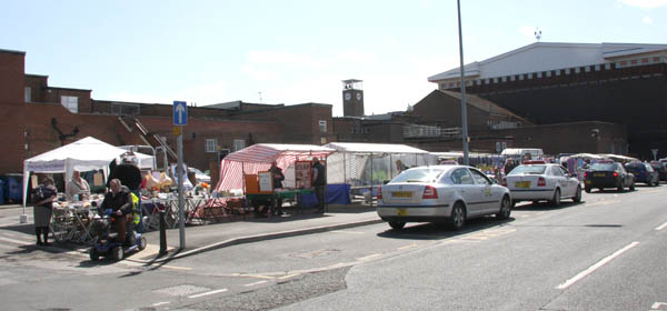 Market in Temporary Location