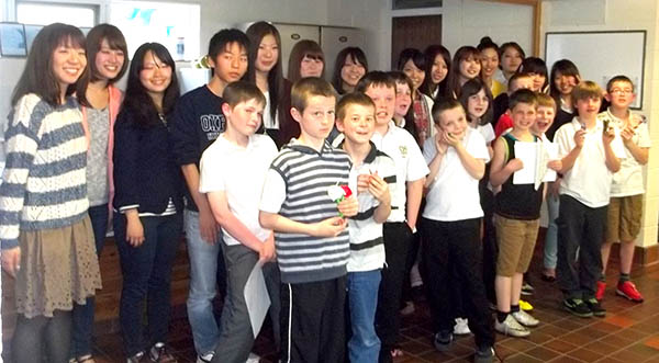 Japanese Students Visit Walworth Special School