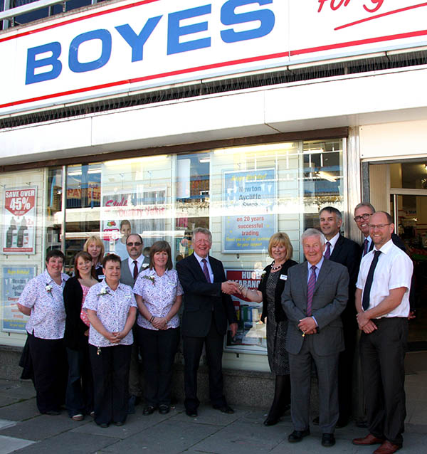 Boyes Celebrate 20 Years in Newton Aycliffe