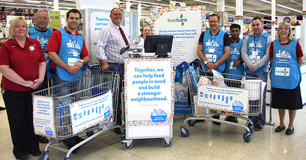 Tesco Collection for Food Bank the Best Ever!