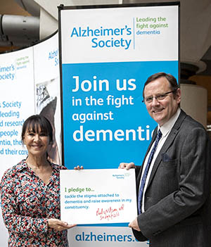 OUr MP Pledges Support For Dementia Sufferers