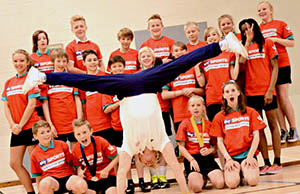 EX-Olympic Gymnast Visits Greenfield