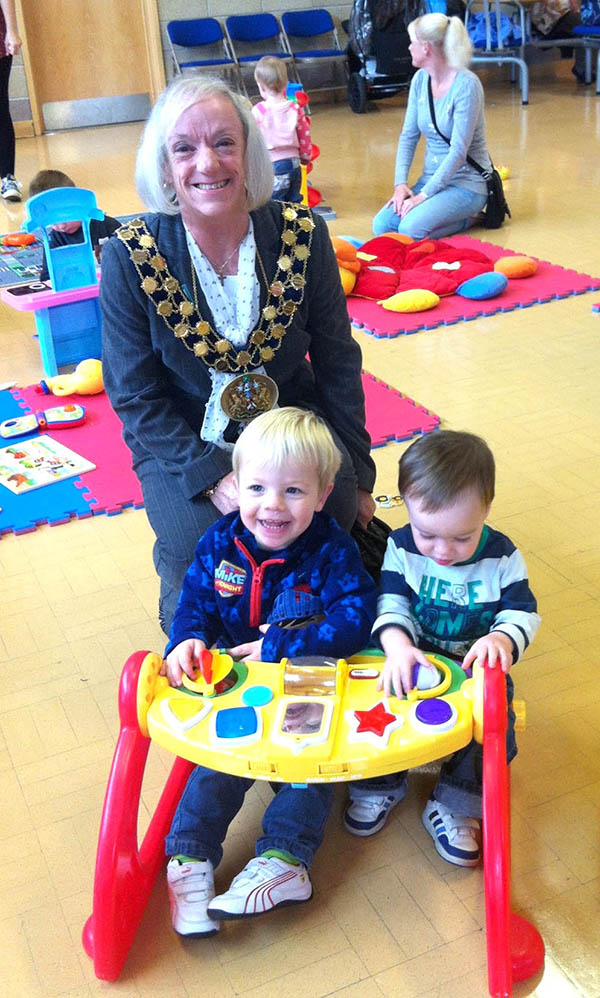 Mayor Visits Little Gems Toddler Group