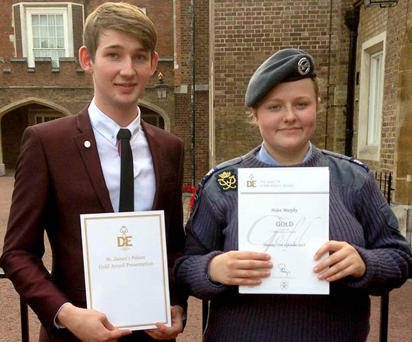 Air Cadets Receive D of E Awards at St. James Palace