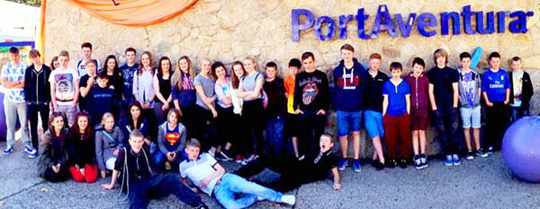 Aycliffe Students in Barcelona