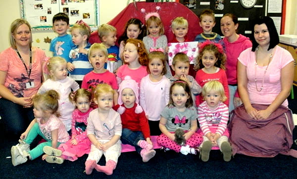 Nursery Pink Day for Charity
