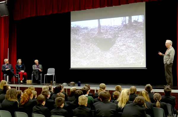Aycliffe History Society Work with Greenfield Students