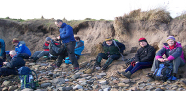 Aycliffe Fell Walkers Take Coastal Retreat