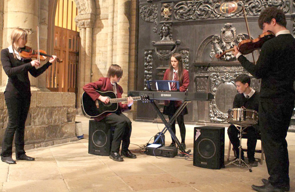 St. John’s School Perform in Durham Cathedral