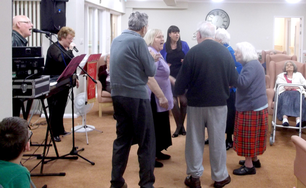 Valentine Fun at Care Home