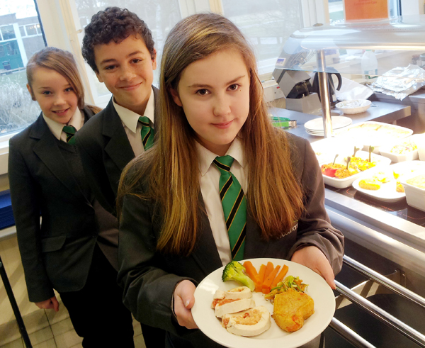 Valentine’s Day Meal at Woodham Academy