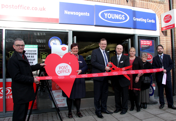 M.P. Officially Opens Town Centre Post Office
