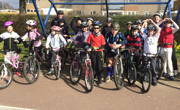 Village School Bikers  Raise £150 for Sport Relief