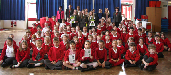 Aycliffe Schools Learn the Waste Food Recycling Lesson