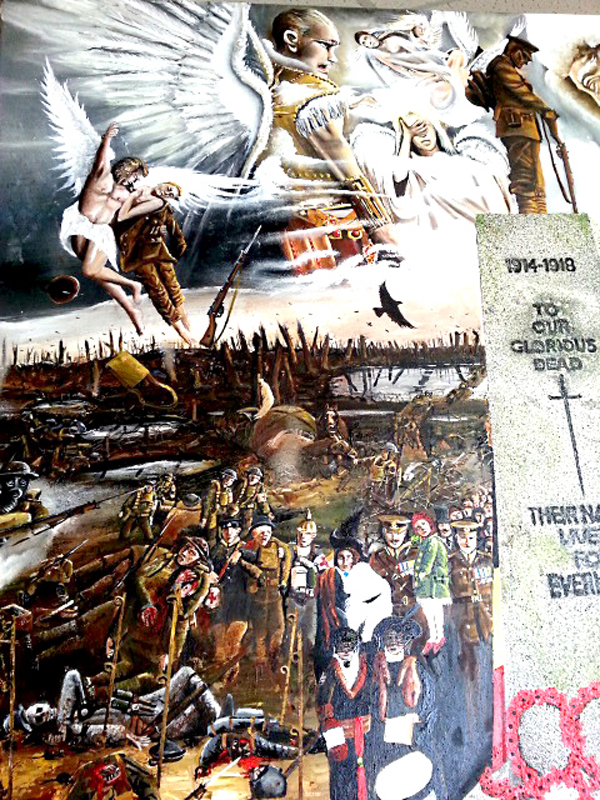 Aycliffe Artist’s Work Depicts First World War Obscenity