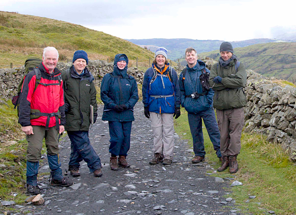 Aycliffe Walkers Falling in South Eastern Fells