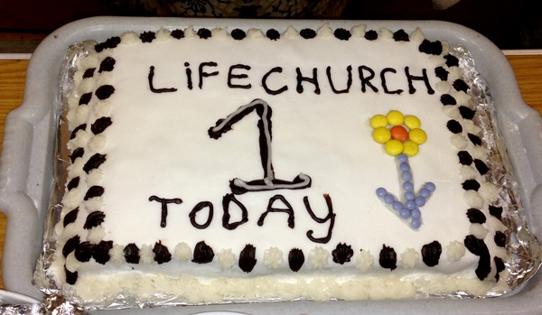 New Church Celebrates 1st Birthday