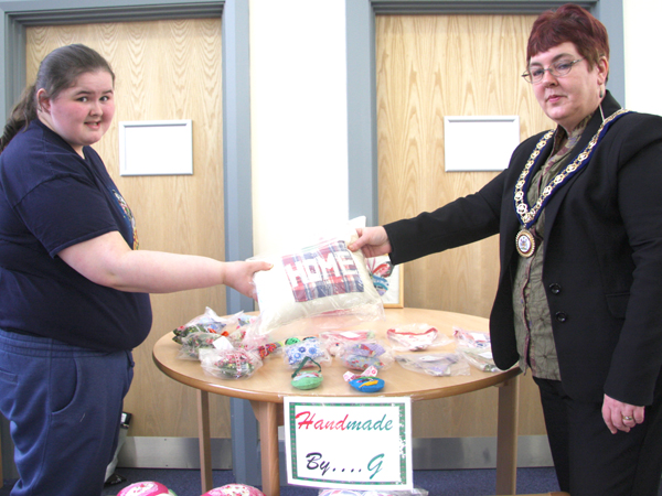 Deputy Mayor at Aycliffe Autism Centre Spring Fete