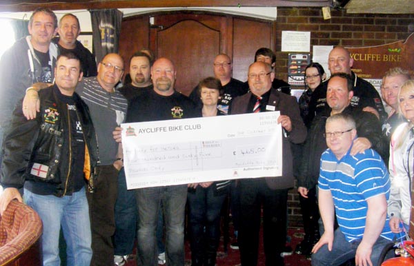 Bike Club Raise £465 for H4H