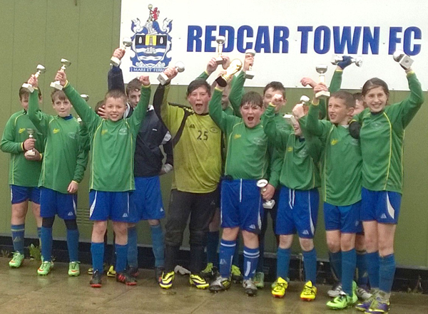 Town Under 12’s Win  Redcar Tournament