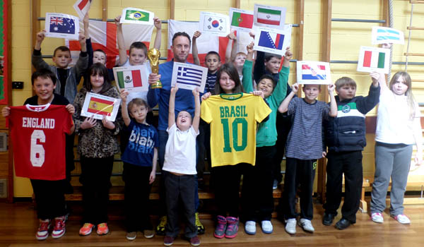 Students Celebrate World Cup