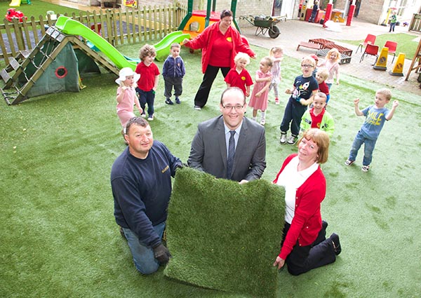 Supplier Replaces Nursery’s Stolen Grass