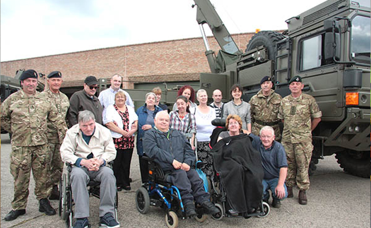 Bradbury House Visitors Tour Aycliffe’s REME Centre