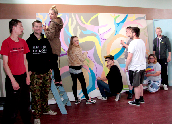 Prince’s Trust Volunteers Spruce up St. Clare’s