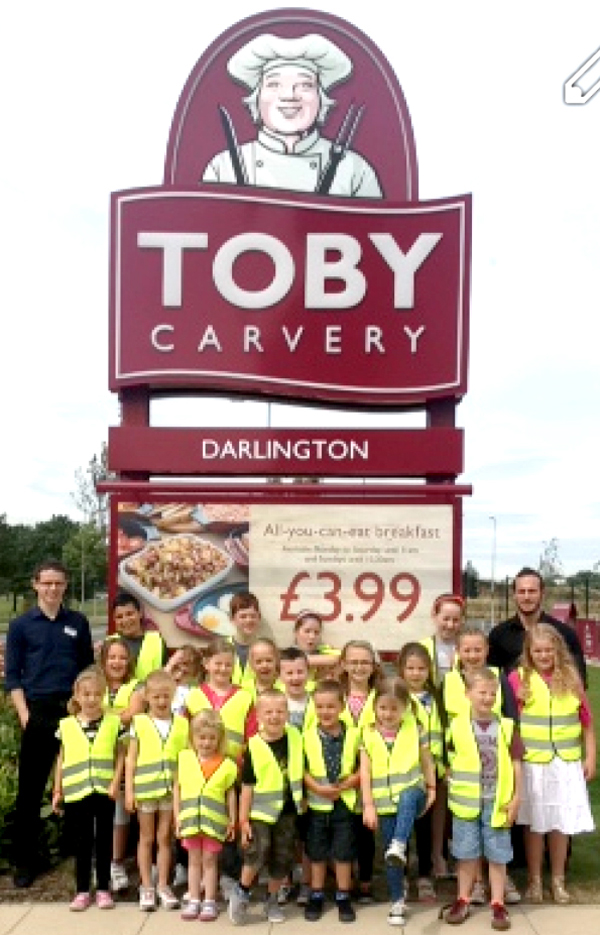 School Visit to Toby Carvery