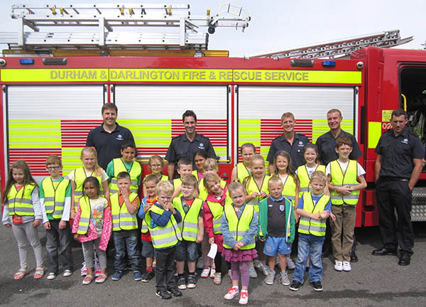 Firemen Visit School Club