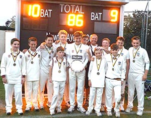 Aycliffe Under 15’s  Team Win Cup Final