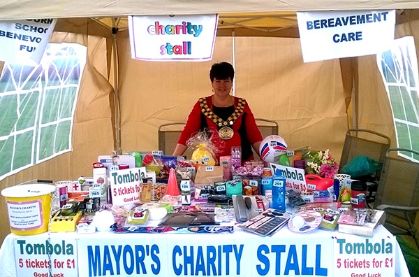 Mayor’s Stall Raised £500  at Great Aycliffe Show