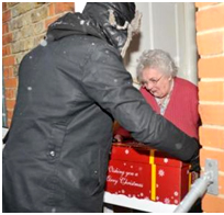 Aycliffe Church Prepares Xmas Hampers for the Needy