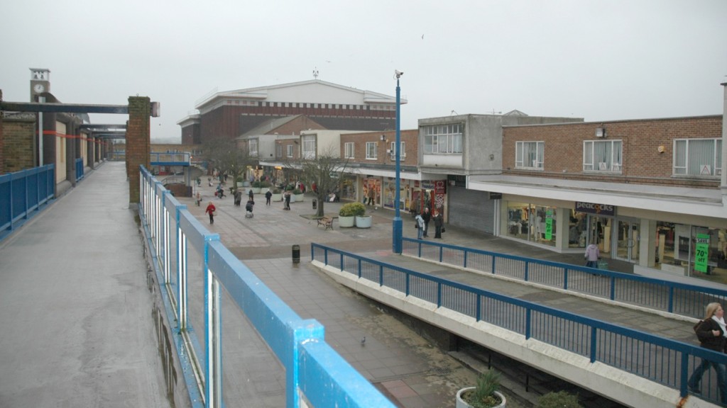 Before View - across ramp to leisure centre