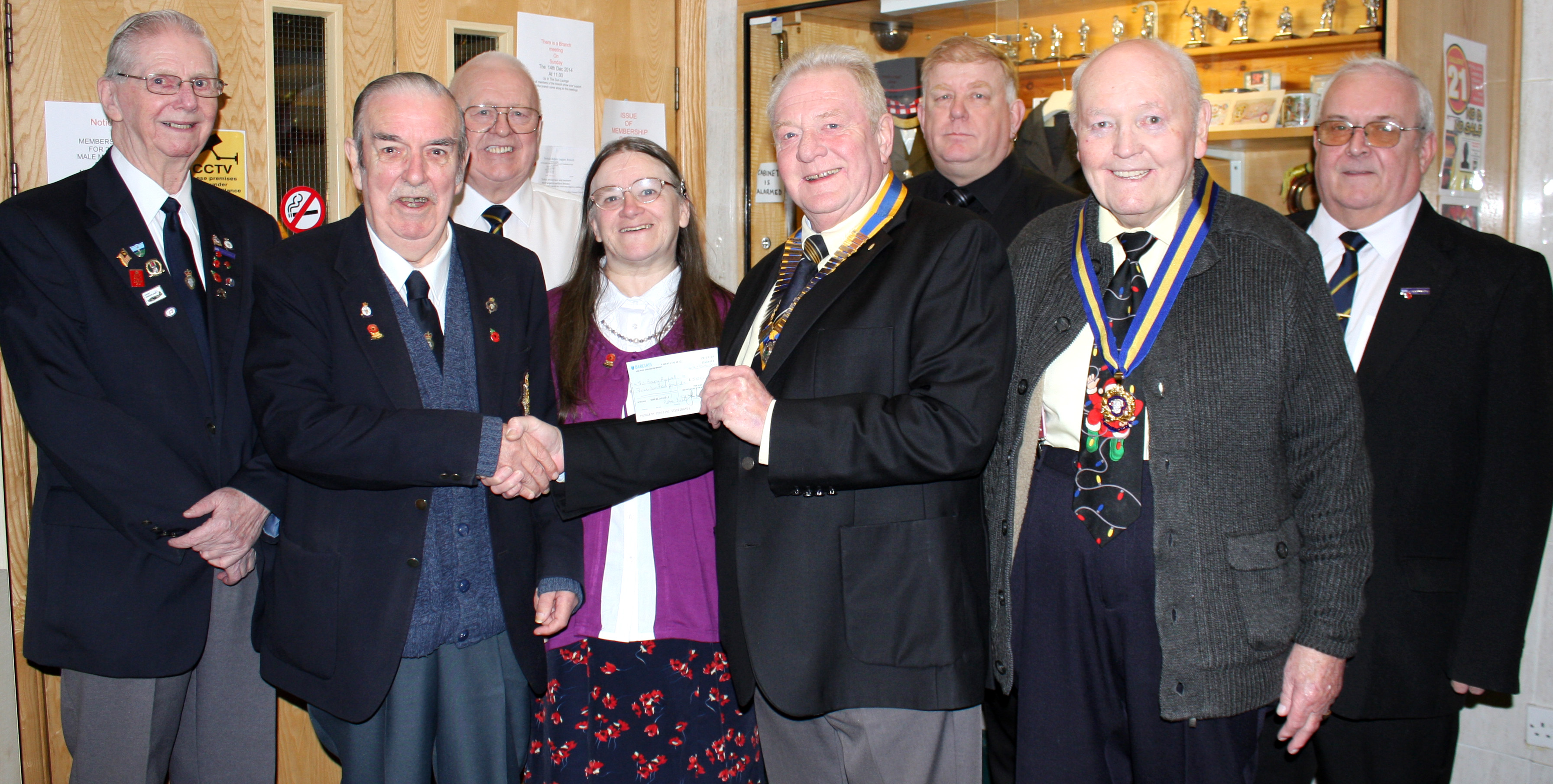 Rotary Donation Takes Poppy Appeal Over £17k