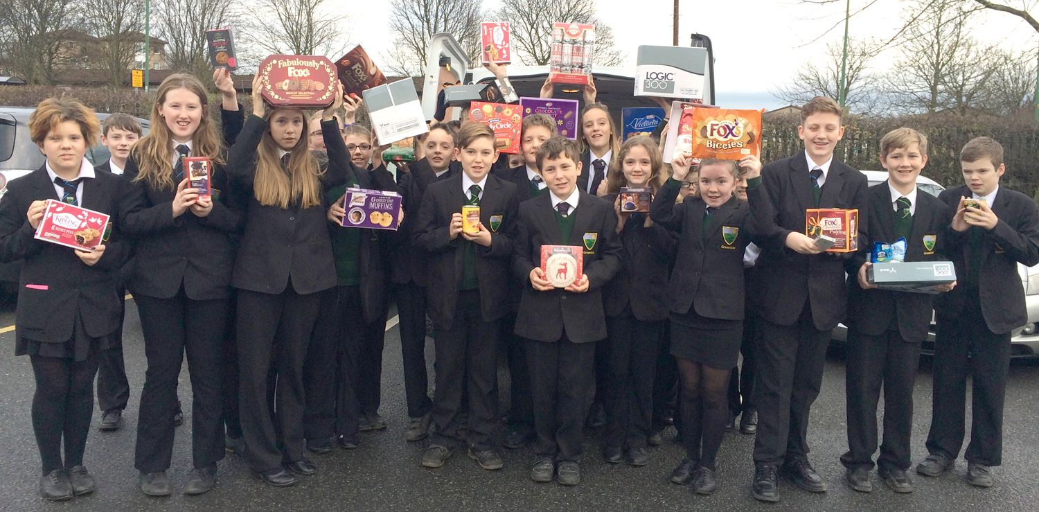 Greenfield Students Support Christmas Foodbank Appeal