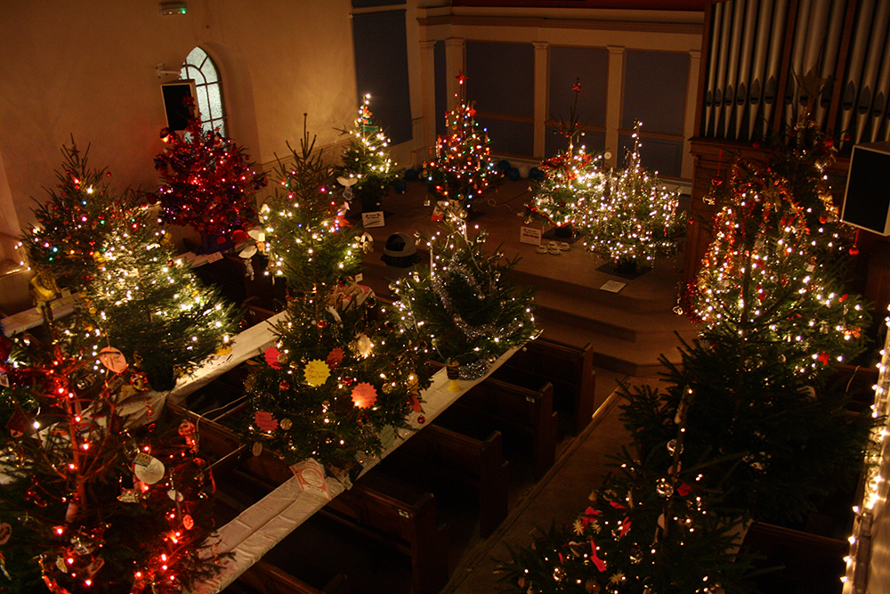 Burnhill Way Church Xmas Tree Festival