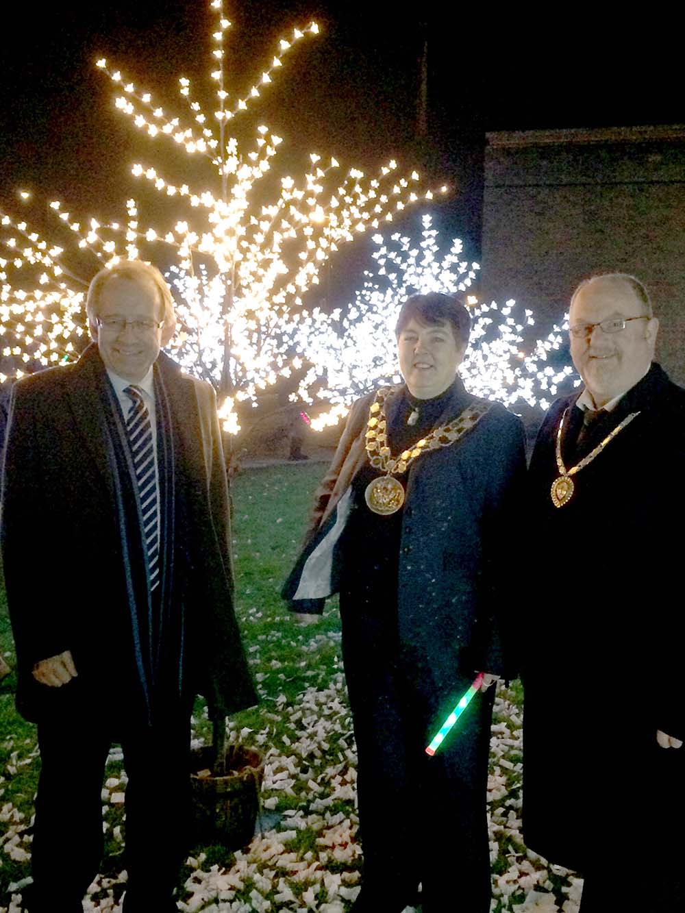 Greenfield & Sunnydale Light up to Celebrate Merger