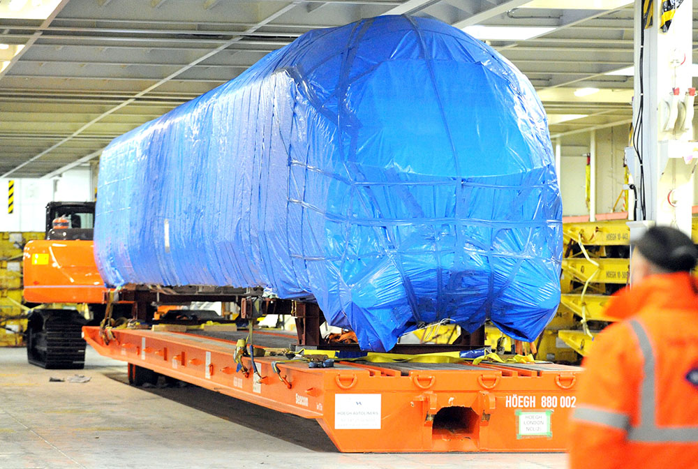 Hitachi’s Training Train Arrives in Port of Tyne