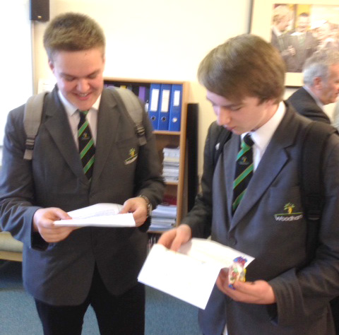 Mock Results Day at Woodham Academy
